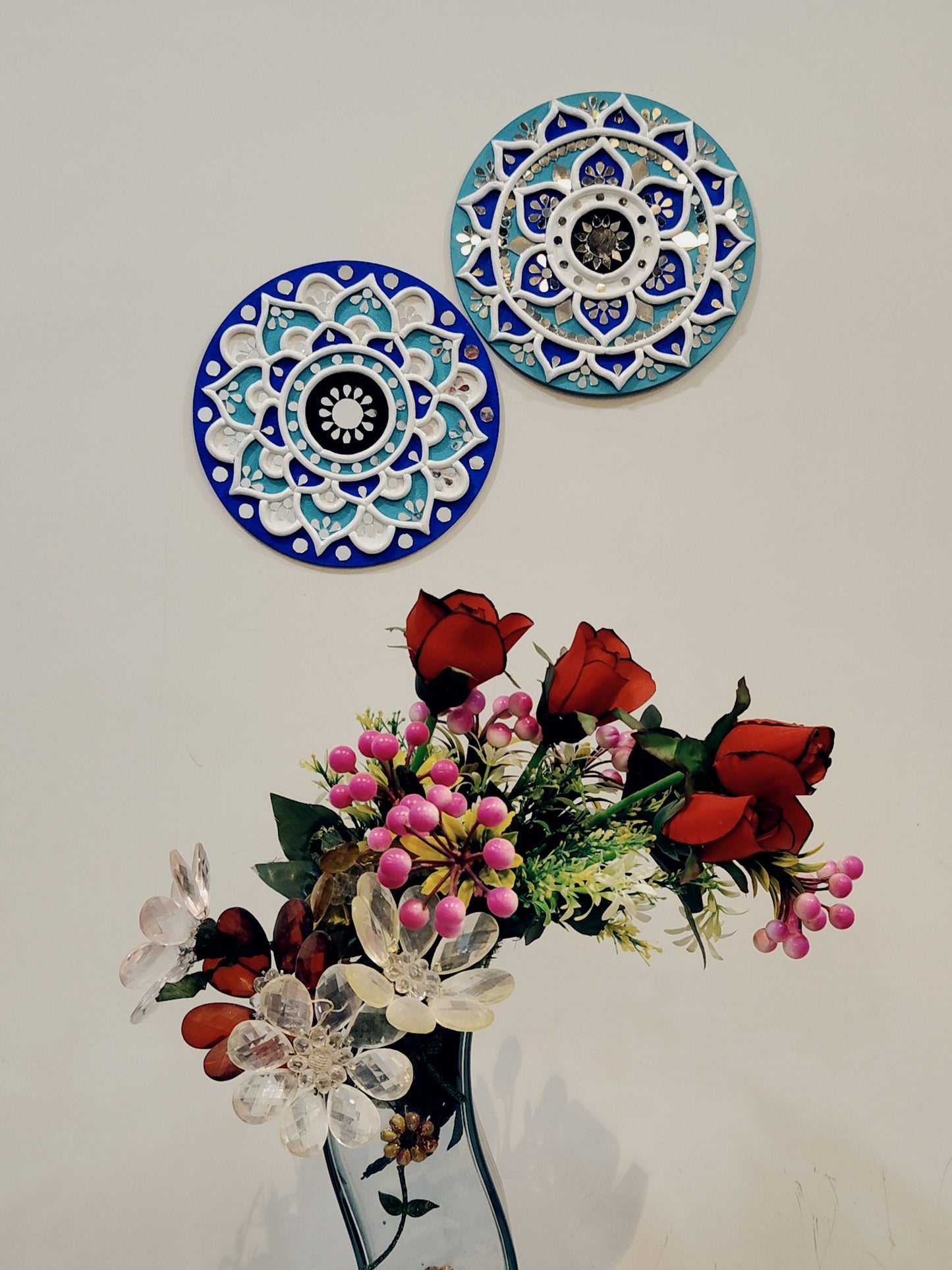 handcrafted wall plates