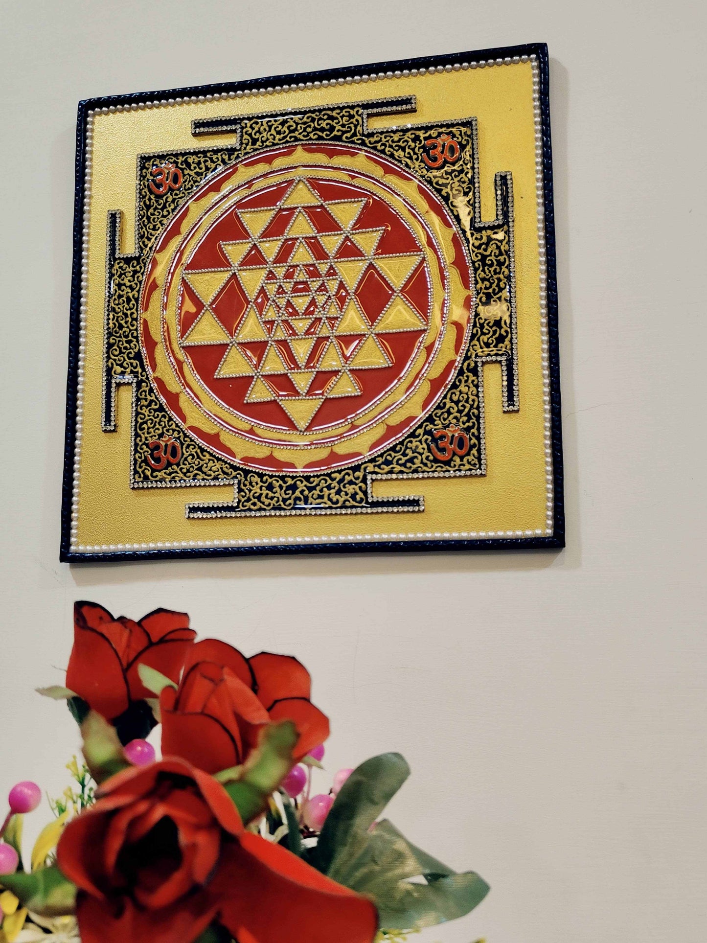 Divine shree yantra resin art