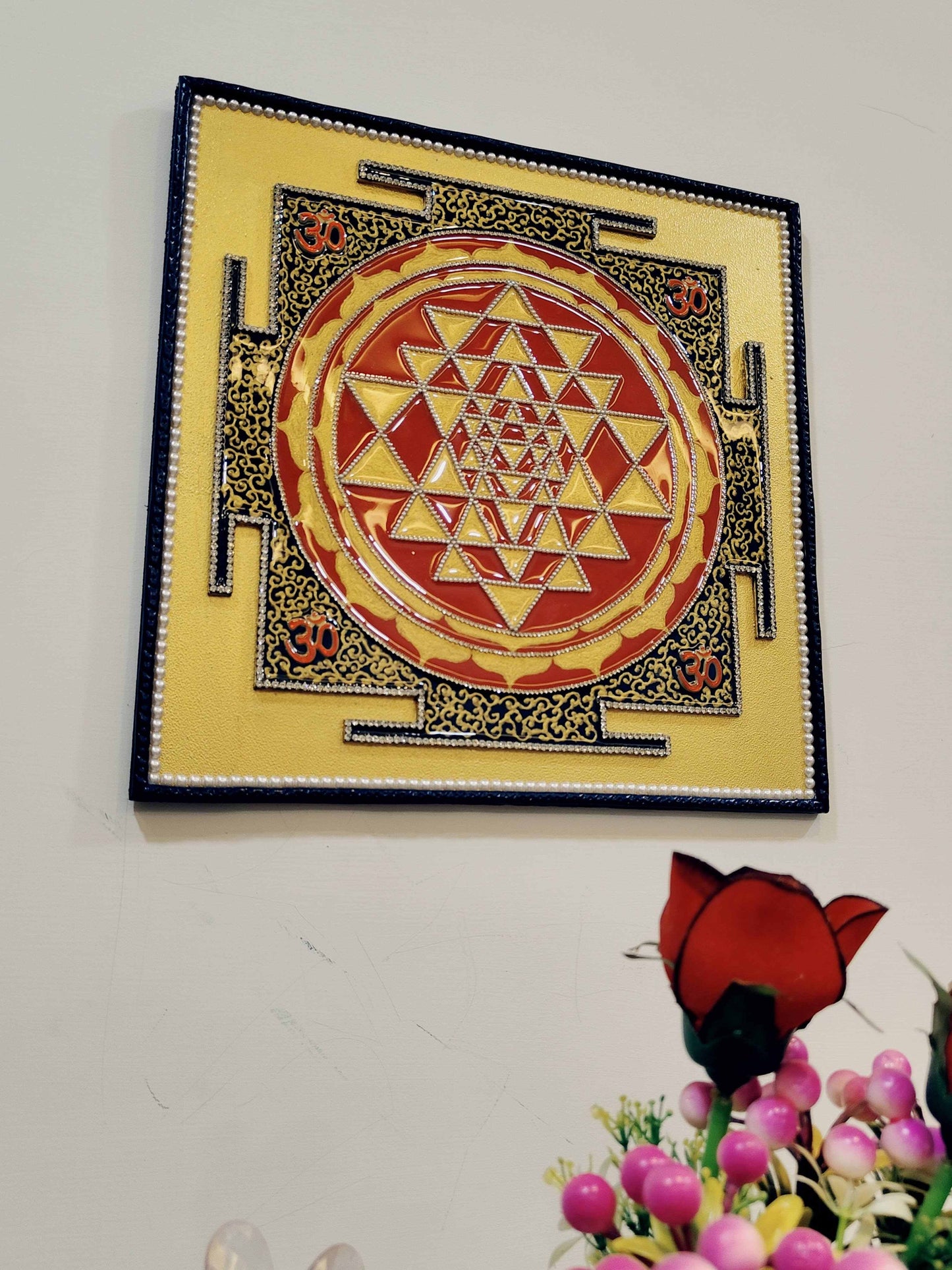 Divine shree yantra resin art