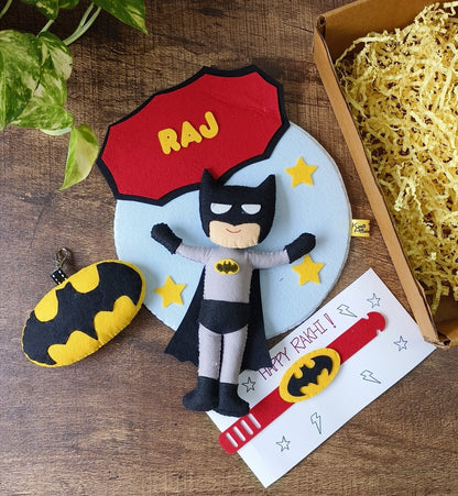 Kids wall hanging- Superhero Rakhi Hamper