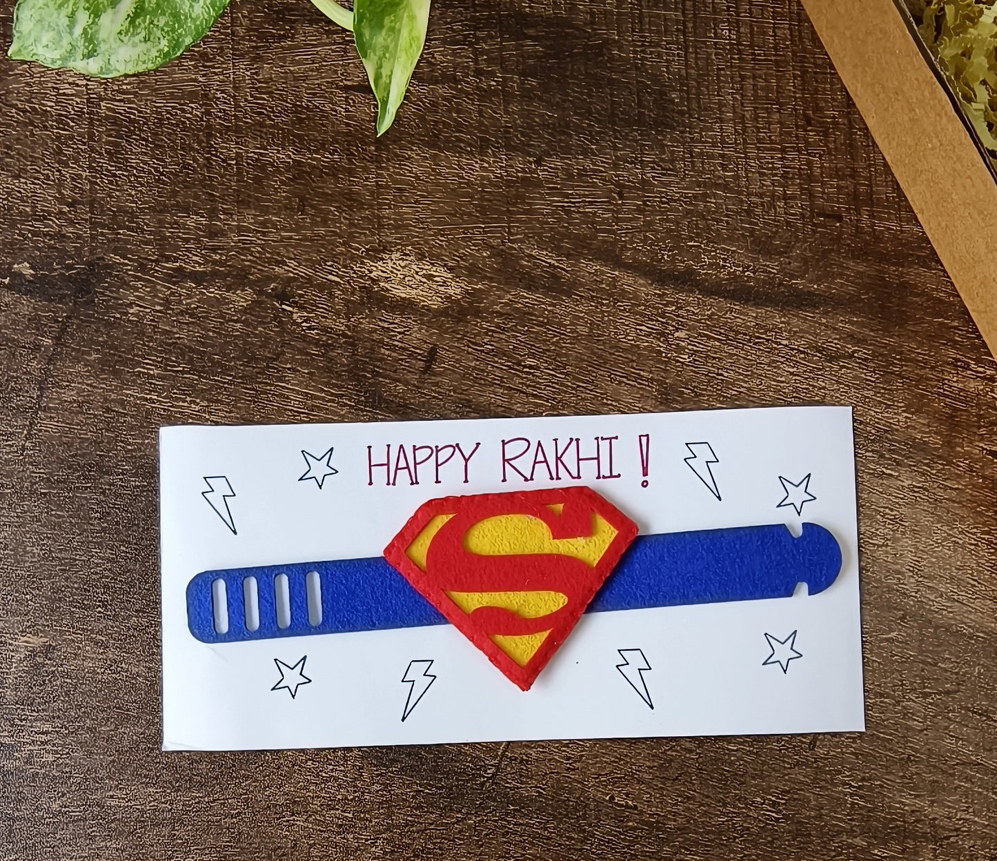 Kids wall hanging- Superhero Rakhi Hamper