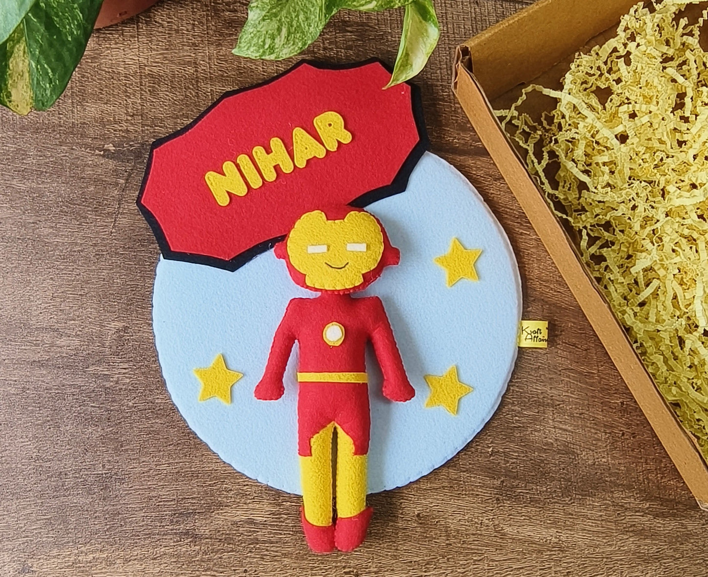 Kids wall hanging- Superhero Rakhi Hamper