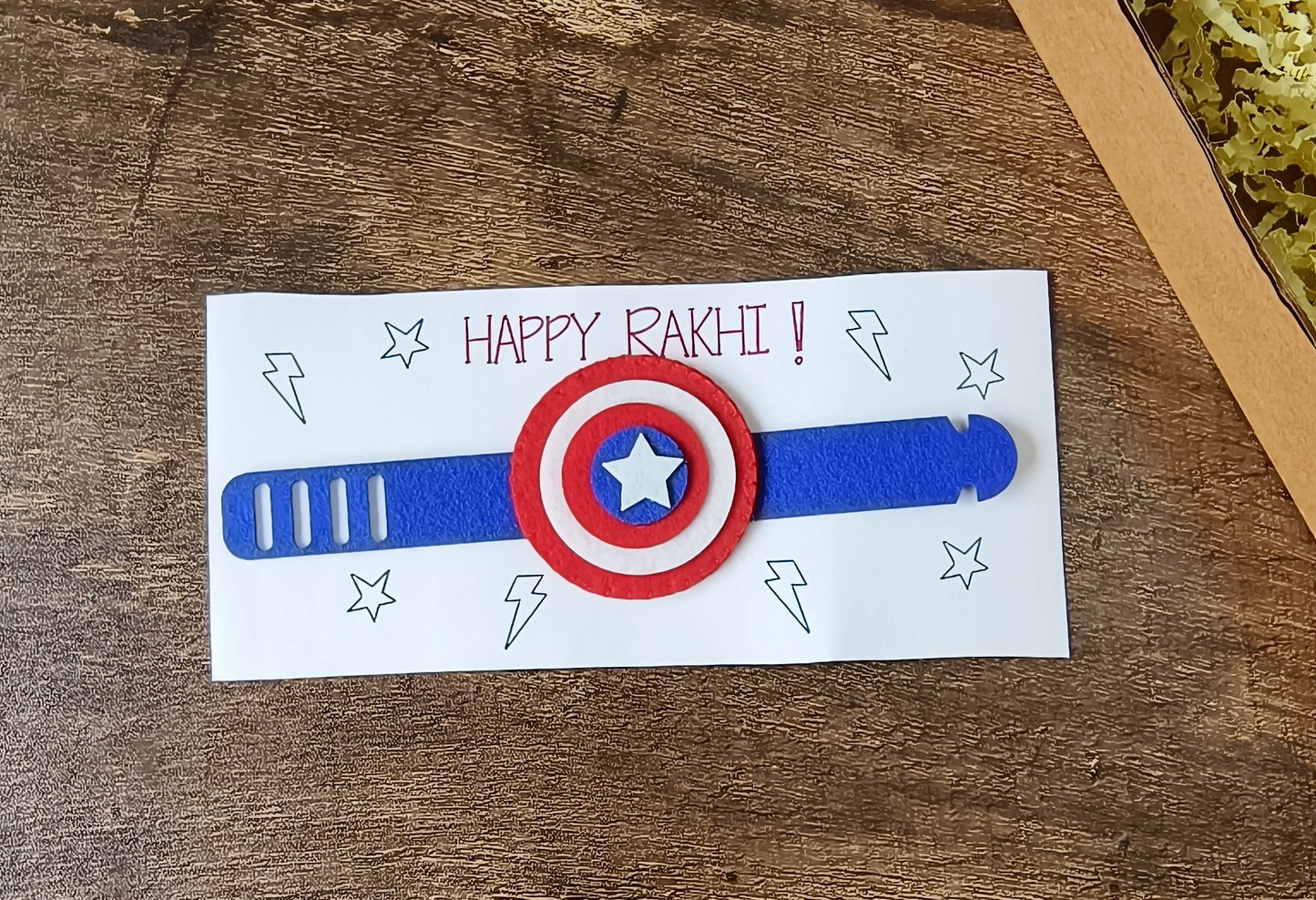 Kids wall hanging- Superhero Rakhi Hamper