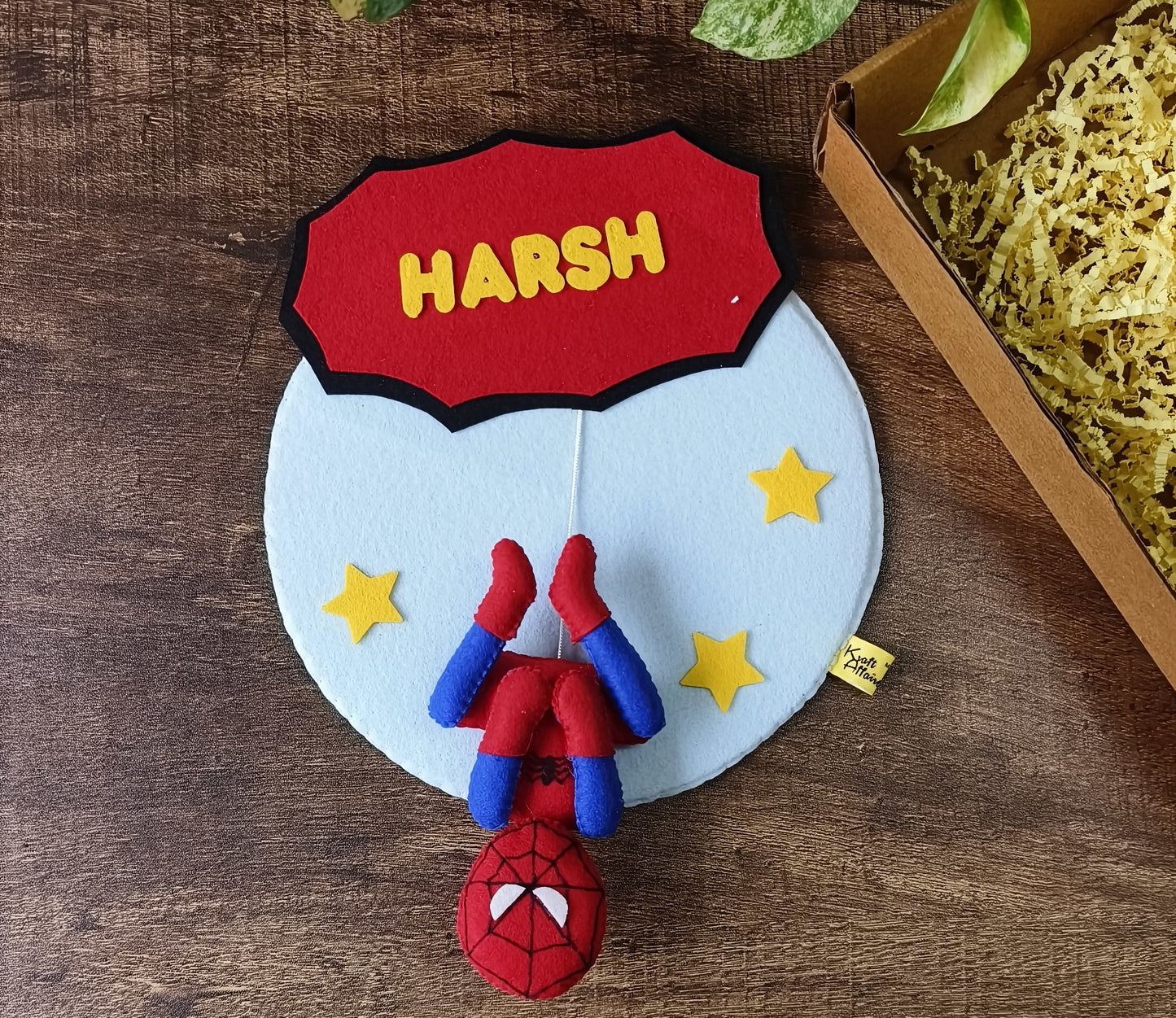 Kids wall hanging- Superhero Rakhi Hamper