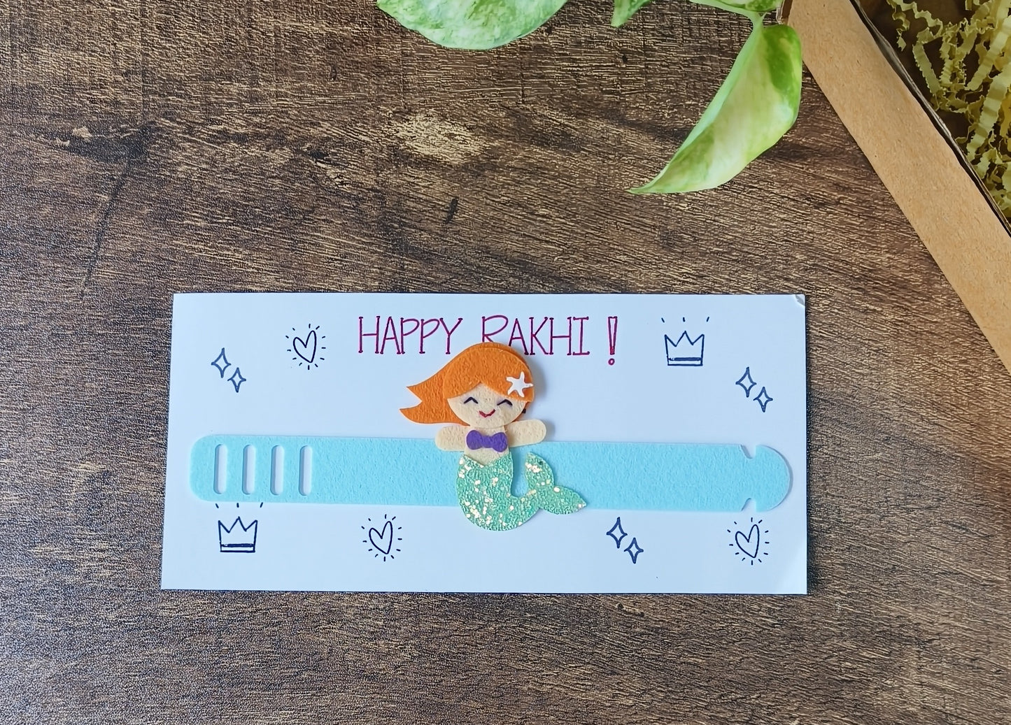 Kids hanging -Mermaid  Rakhi Hamper
