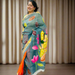 Hand painted sarees