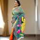 Hand painted sarees