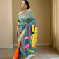 Hand painted sarees