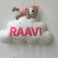 Kids hanging -Teddy on cloud