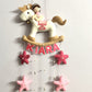 Kids hanging -Baby Girl on horse