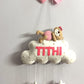 Kids hanging -Teddy on cloud