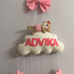 Kids hanging -Teddy on cloud