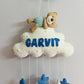 Kids hanging -Teddy on cloud