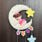 Kids hanging -Girl/Boy on Moon