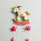 Kids hanging -Baby Girl on horse