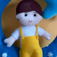 Kids hanging -Boy/Girl on Moon (BLUE)