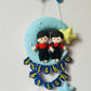 Kids hanging -SIblings on Moon
