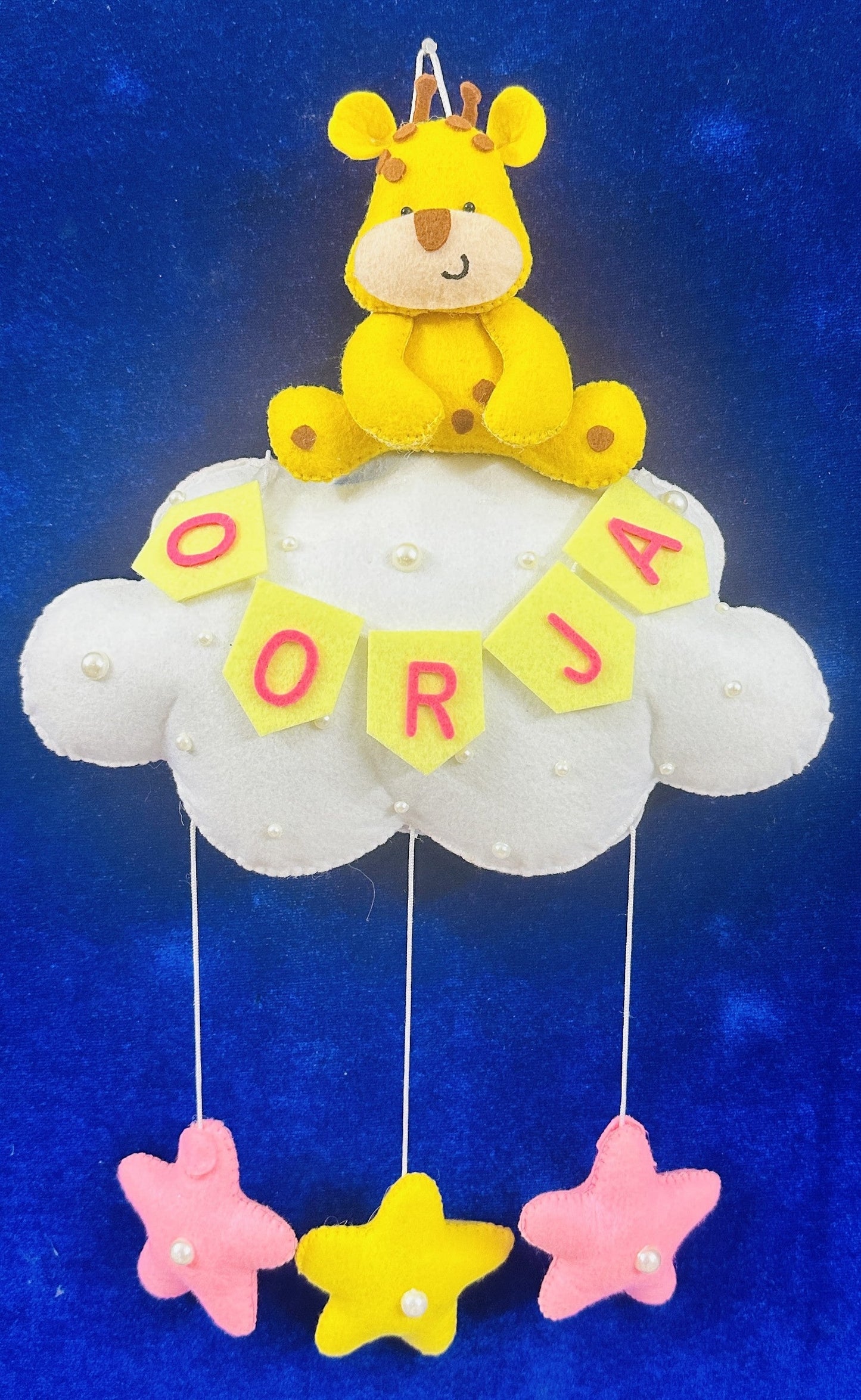 Kids hanging -Animals on Cloud with DOB