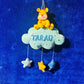 Kids hanging -Animals on Cloud with DOB