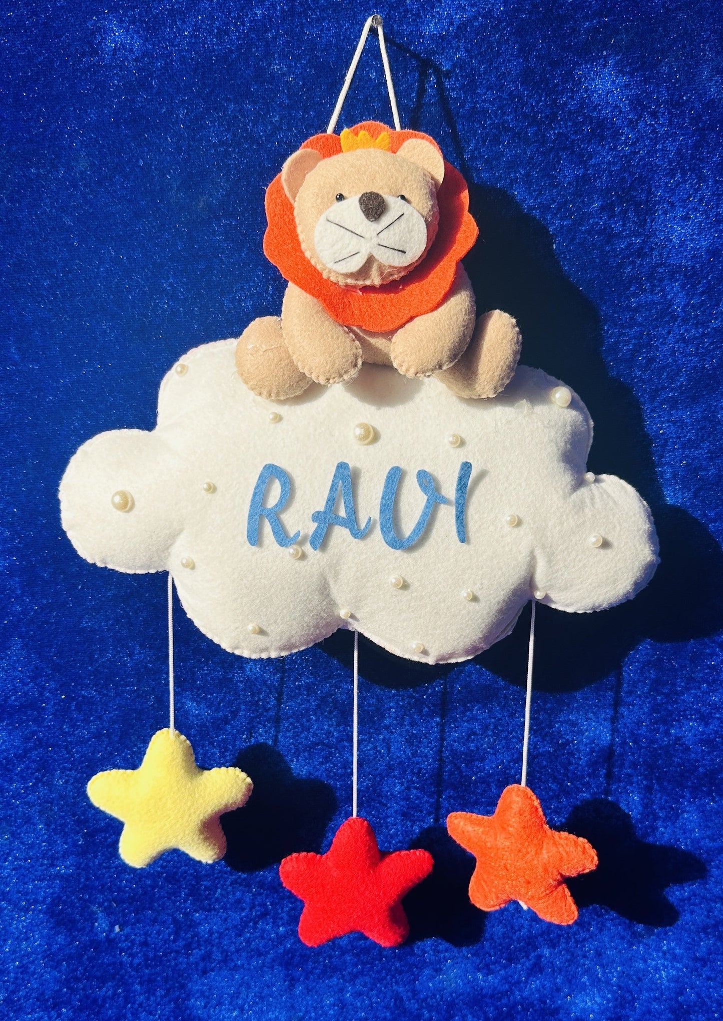 Kids hanging -Animals on Cloud with DOB
