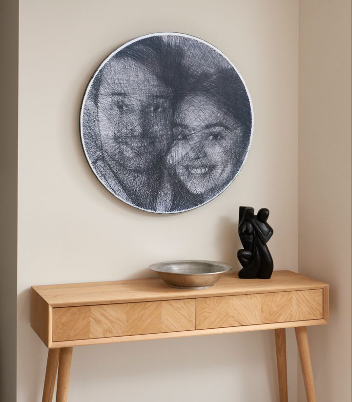 Thread Art Portrait – A Masterpiece Woven with Love – Hunar Hatti