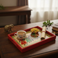 Traditional Marwari Phad Illustrated Wooden Platter