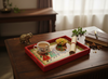 Traditional Marwari Phad Illustrated Wooden Platter