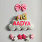 Kids hanging -Teddy on cloud