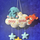 Kids hanging -Animal Siblings on Cloud