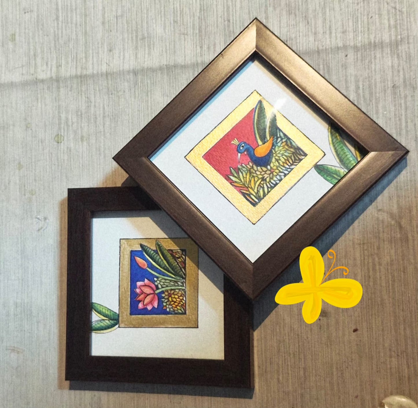 Hand painted mini art pieces/Coasters