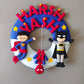 Personalized Handmade Kids name hanging- Superhero Hanging