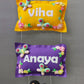 Personalized Handmade Kids name hanging- Bird Family with Siblings