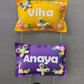 Personalized Handmade Kids name hanging- Bird Family with Siblings