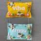 Personalized Handmade Kids name hanging- Bird Family with Siblings
