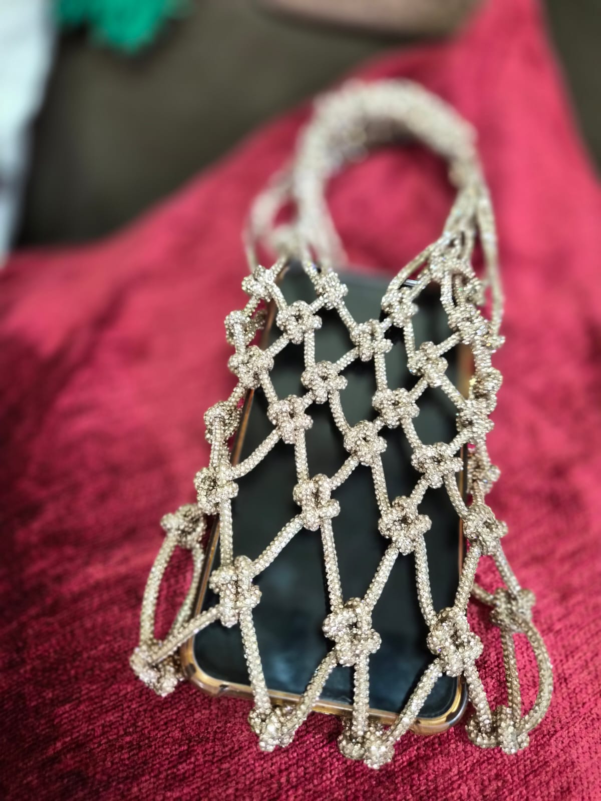 Rhinestone mobile sling