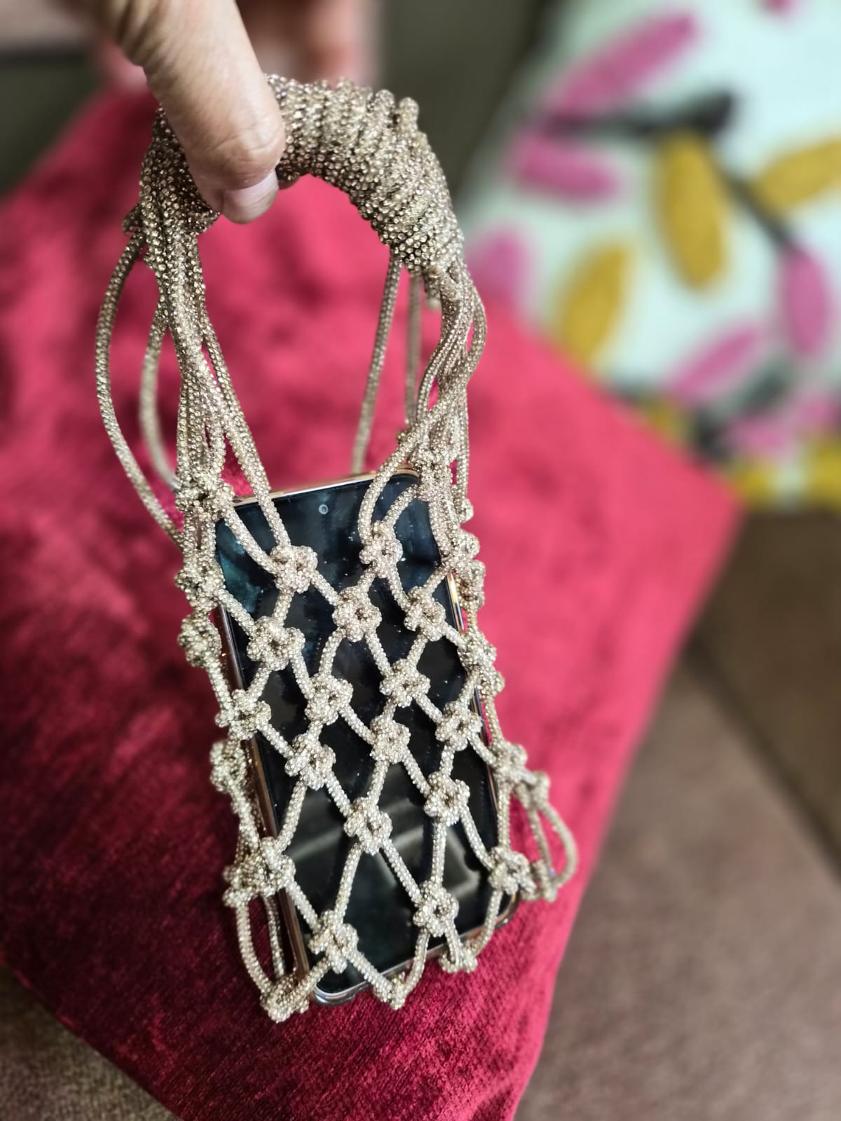 Rhinestone mobile sling