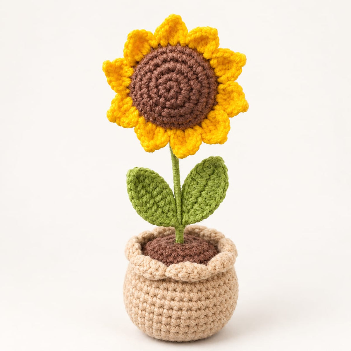 Crochet Sunflower Pod