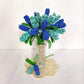 Happy Threads| Heavenly Hyacinths, Eco-Friendly Handcrafted Single Stem Crocheted Flowers - Child-Safe, Lead-Free, Sustainable Decor & Gift Solution